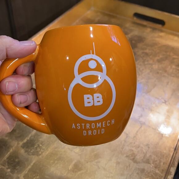 BB-8 Astromech Droid Orange Coffee Mug, Large & Heavy! - Picture 5 of 6
